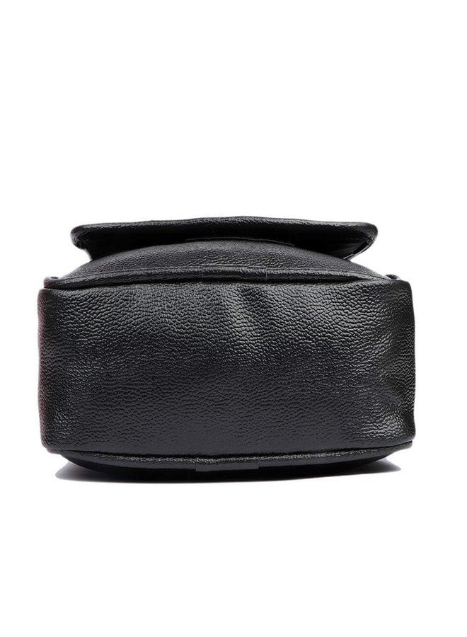 CAMPIO PU Synthetic Leather Stylish Sling Bag Cross Body Travel Bag Business Office Messenger Bag Fathers day gift idea, Gift for men & Women, Valentine day gift for men (Black) - Image 5